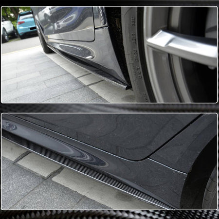 BMW 5 Series G30 520i 530i 540i M Sport M550i F90 M5 2017-2020 Side Skirts Carbon Fiber/FRP-Ahacarbon