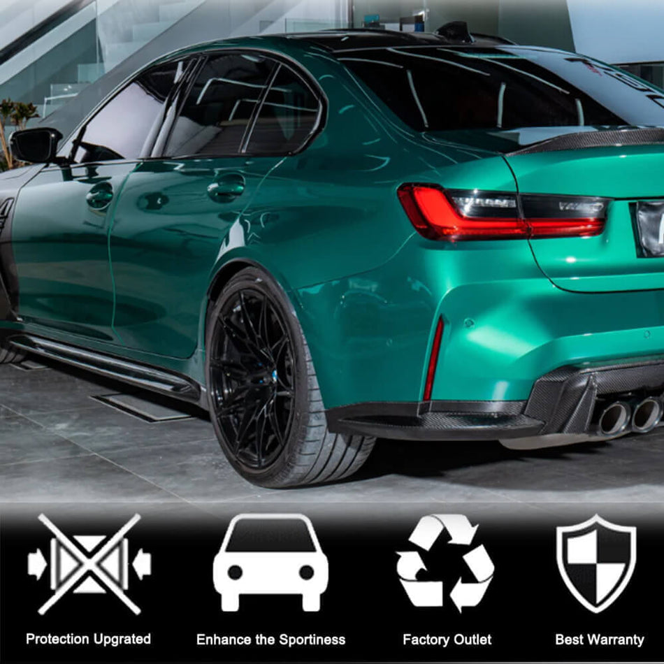 BMW G80 M3 2021UP Side Skirts Carbon Fiber-Ahacarbon