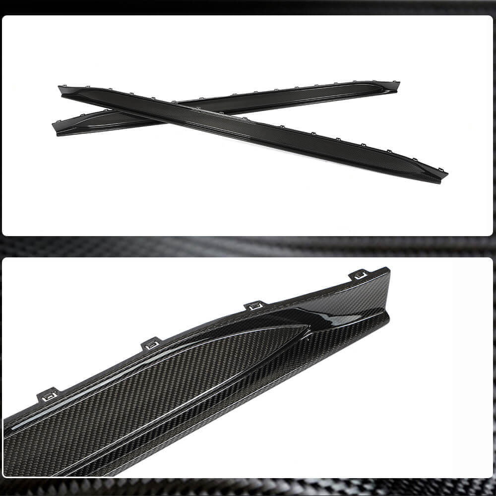 BMW G80 M3 2021UP Side Skirts Carbon Fiber-Ahacarbon