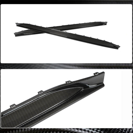 BMW G80 M3 2021UP Side Skirts Carbon Fiber-Ahacarbon