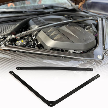 BMW G80 M3 G82 G83 M4 2021-2023 Engine Strut Brace Bracket Dry Carbon Fiber-Ahacarbon