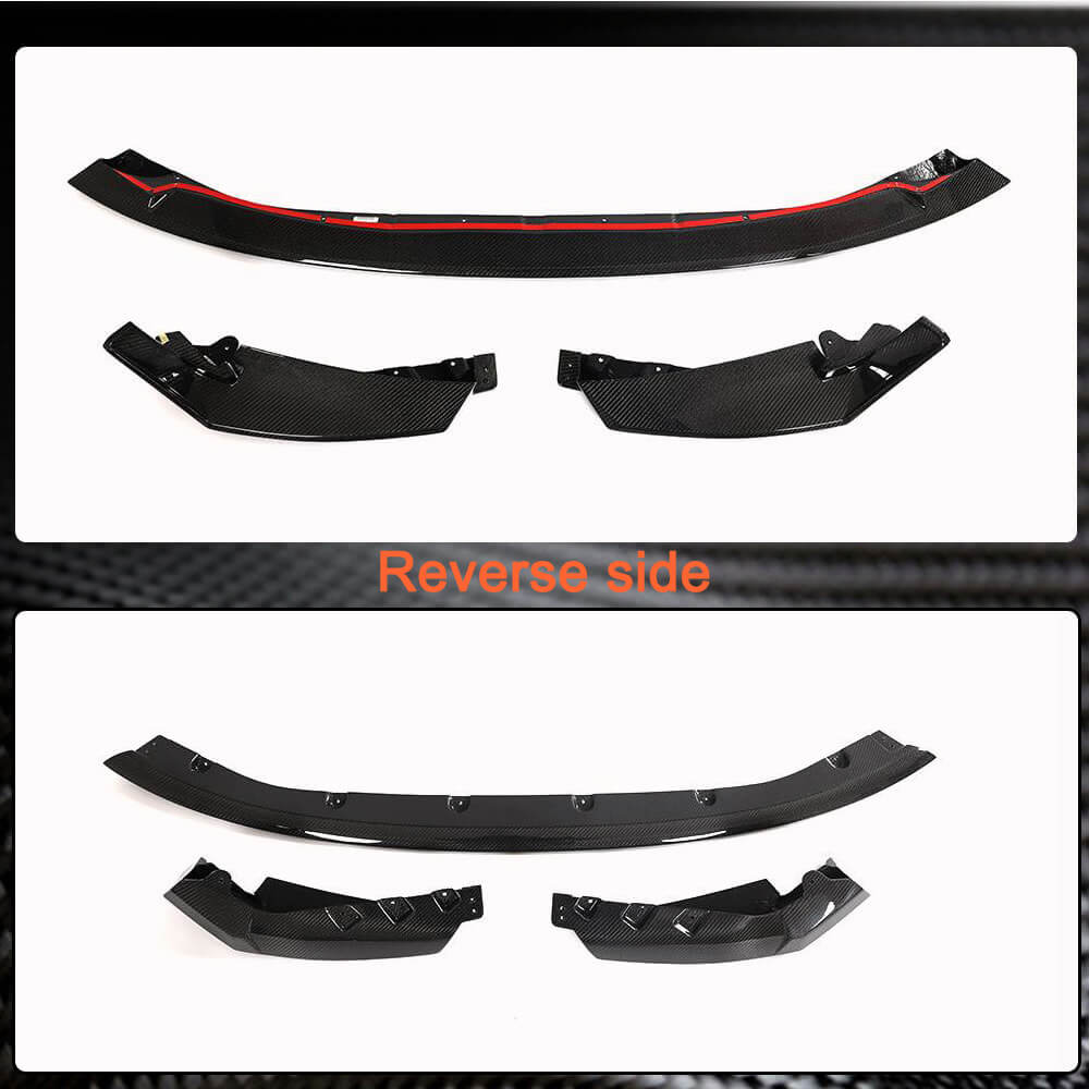 BMW G80 M3 G82 G83 M4 2021up Front Bumper Lip Carbon Fiber-Ahacarbon