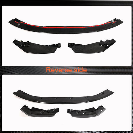 BMW G80 M3 G82 G83 M4 2021up Front Bumper Lip Carbon Fiber-Ahacarbon