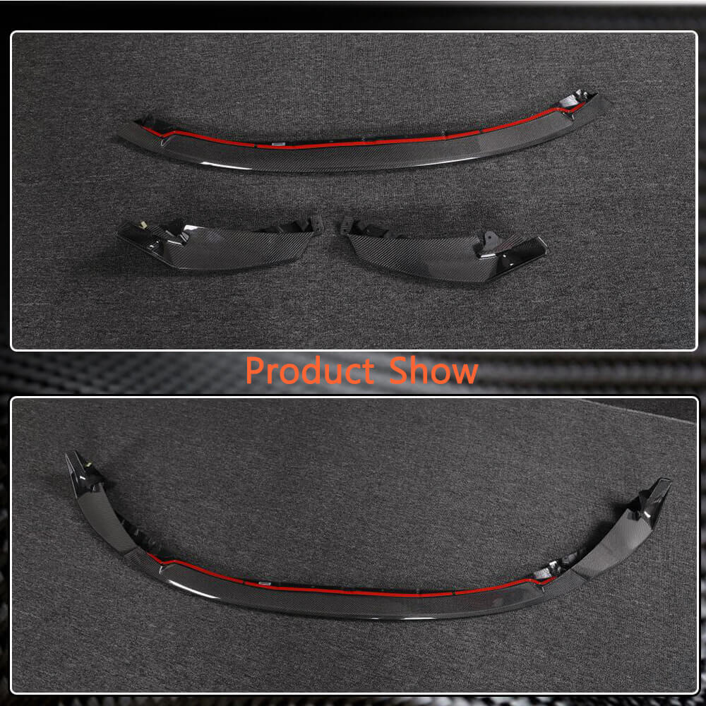 BMW G80 M3 G82 G83 M4 2021up Front Bumper Lip Carbon Fiber-Ahacarbon