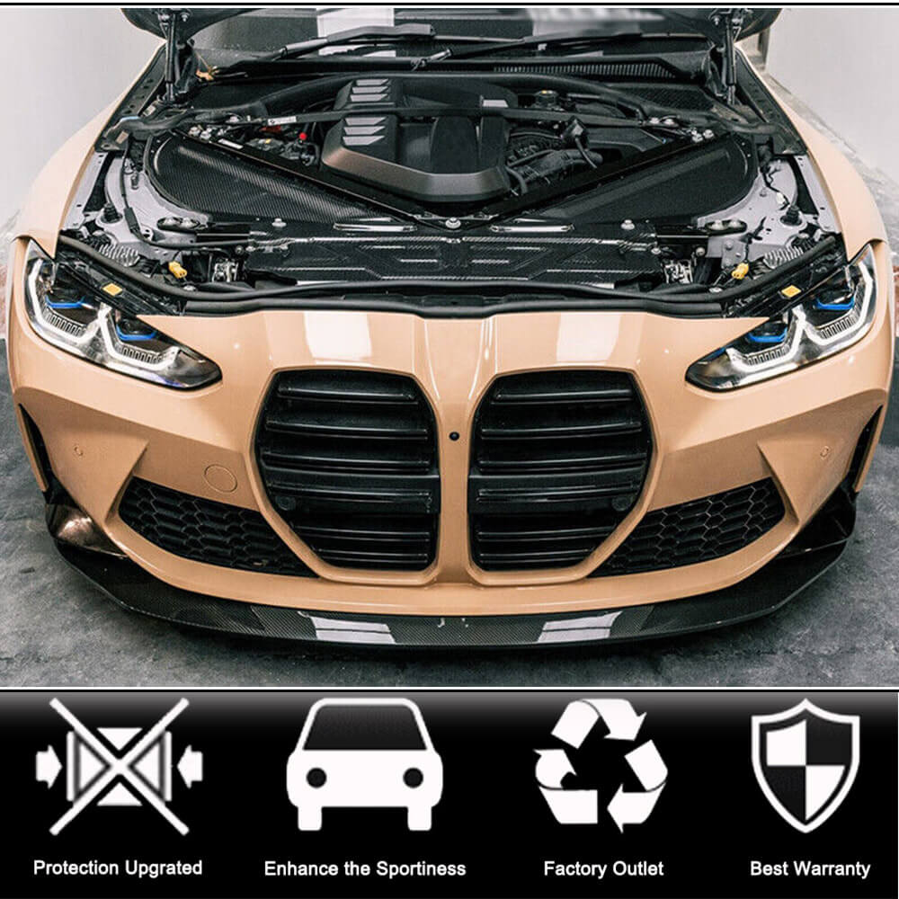 BMW G80 M3 G82 G83 M4 2021+ Front Engine Hood Panel Covers Dry Carbon Fiber-Ahacarbon