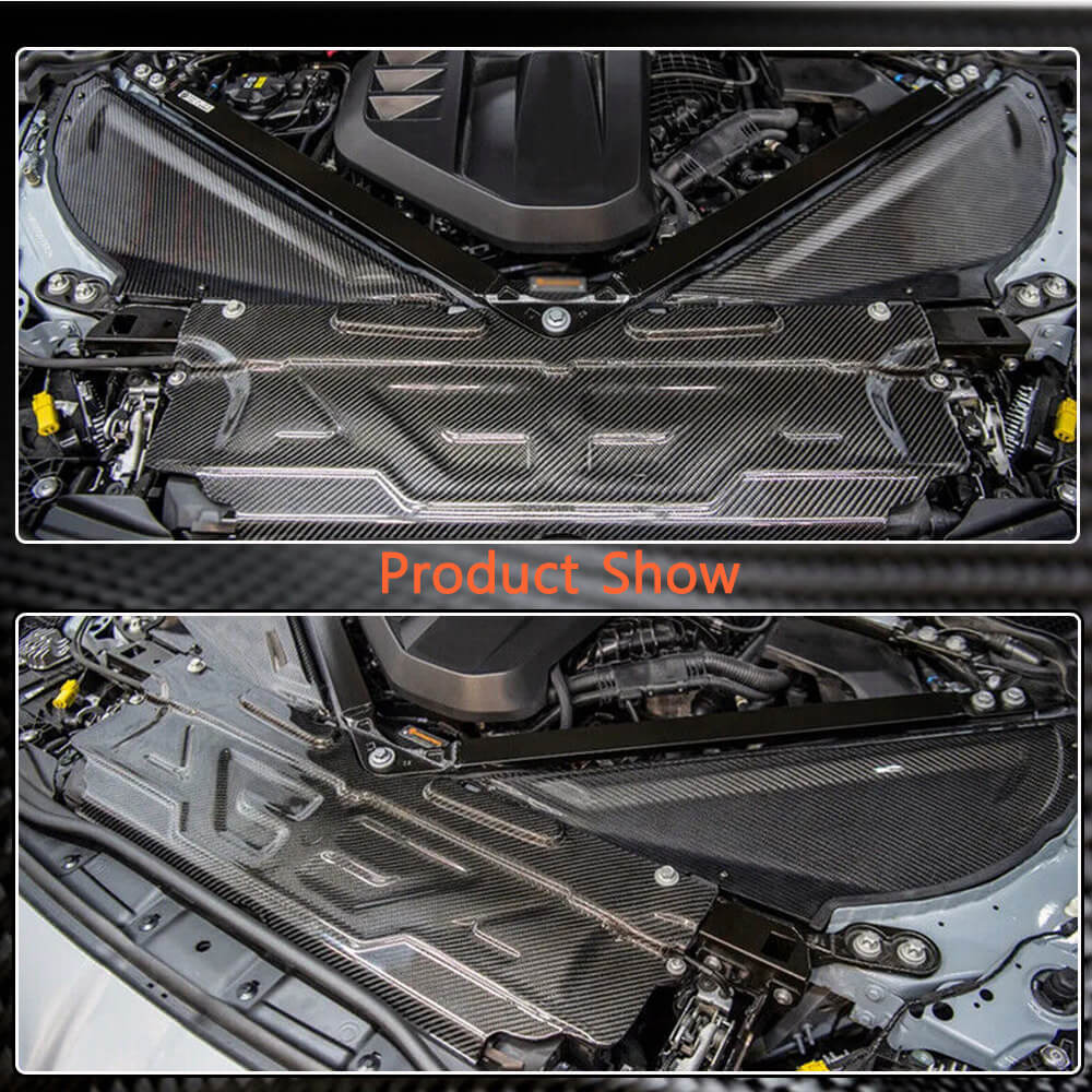 BMW G80 M3 G82 G83 M4 2021+ Front Engine Hood Panel Covers Dry Carbon Fiber-Ahacarbon