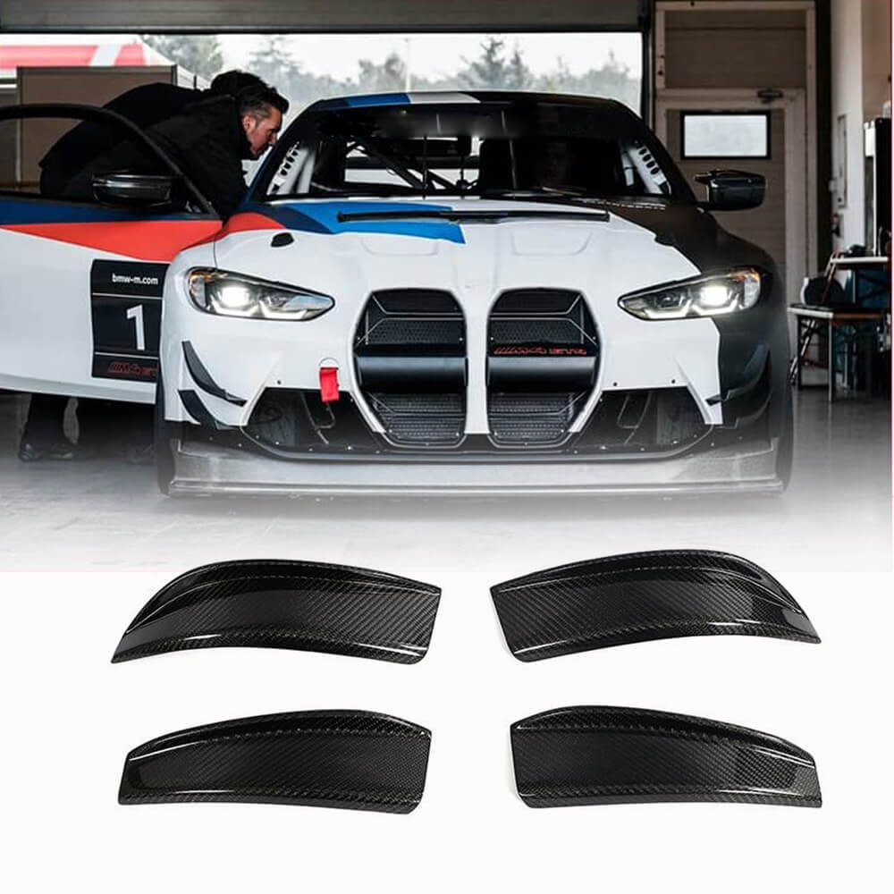 BMW G80 M3 G82 G83 M4 2021-2023 Front Bumper Vents Carbon Fiber-Ahacarbon