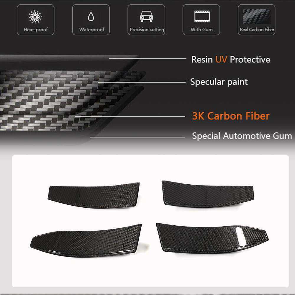 BMW G80 M3 G82 G83 M4 2021-2023 Front Bumper Vents Carbon Fiber-Ahacarbon