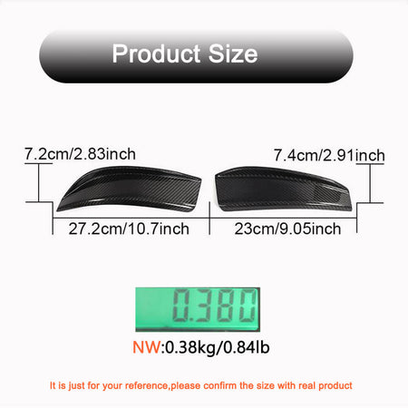 BMW G80 M3 G82 G83 M4 2021-2023 Front Bumper Vents Carbon Fiber-Ahacarbon