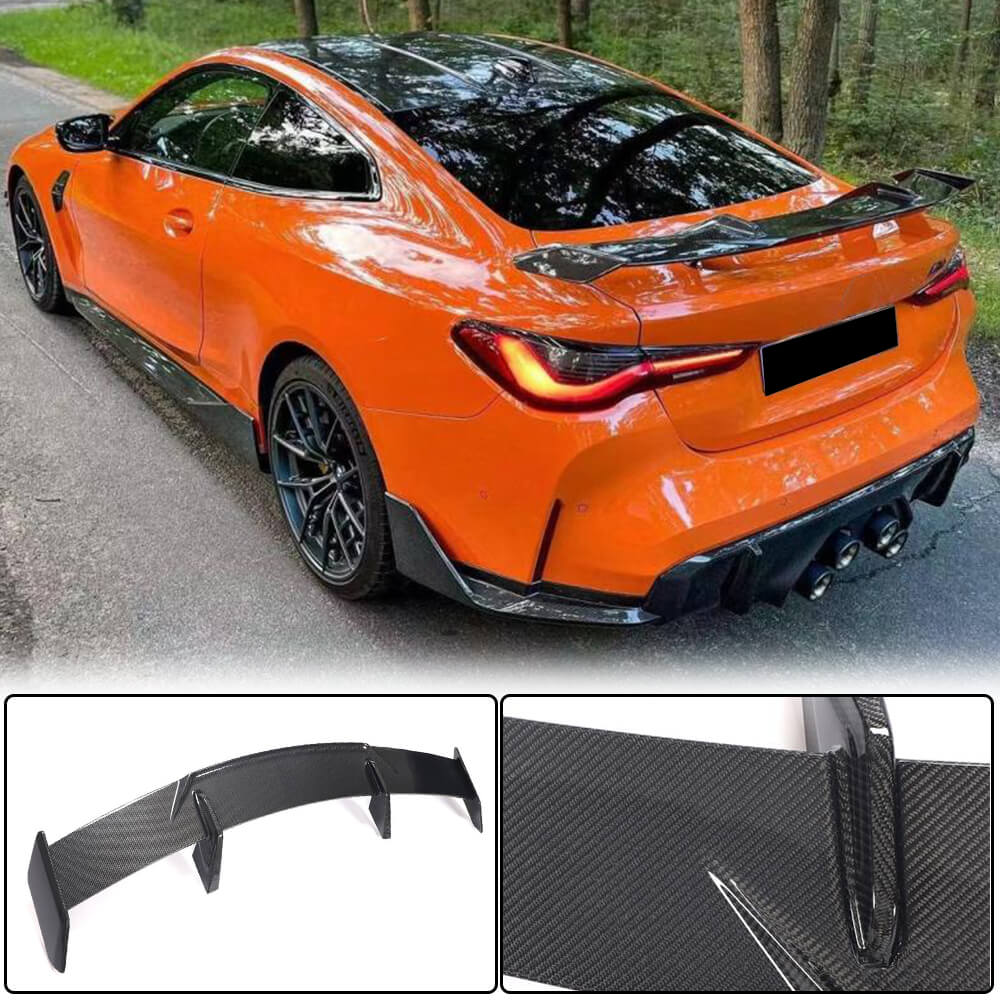 BMW 3 Series 4 Series G80 M3 G82 G83 M4 Rear Trunk Spoiler Dry Carbon Fiber-Ahacarbon