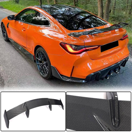 BMW 3 Series 4 Series G80 M3 G82 G83 M4 Rear Trunk Spoiler Dry Carbon Fiber-Ahacarbon