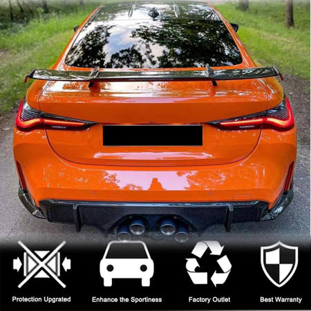 BMW 3 Series 4 Series G80 M3 G82 G83 M4 Rear Trunk Spoiler Dry Carbon Fiber-Ahacarbon