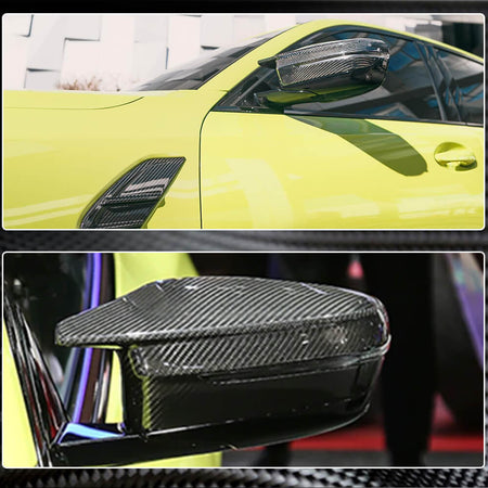 BMW G80 M3 G82 G83 M4 2021+ Mirror Covers LHD Wet/Dry Carbon Fiber-Ahacarbon