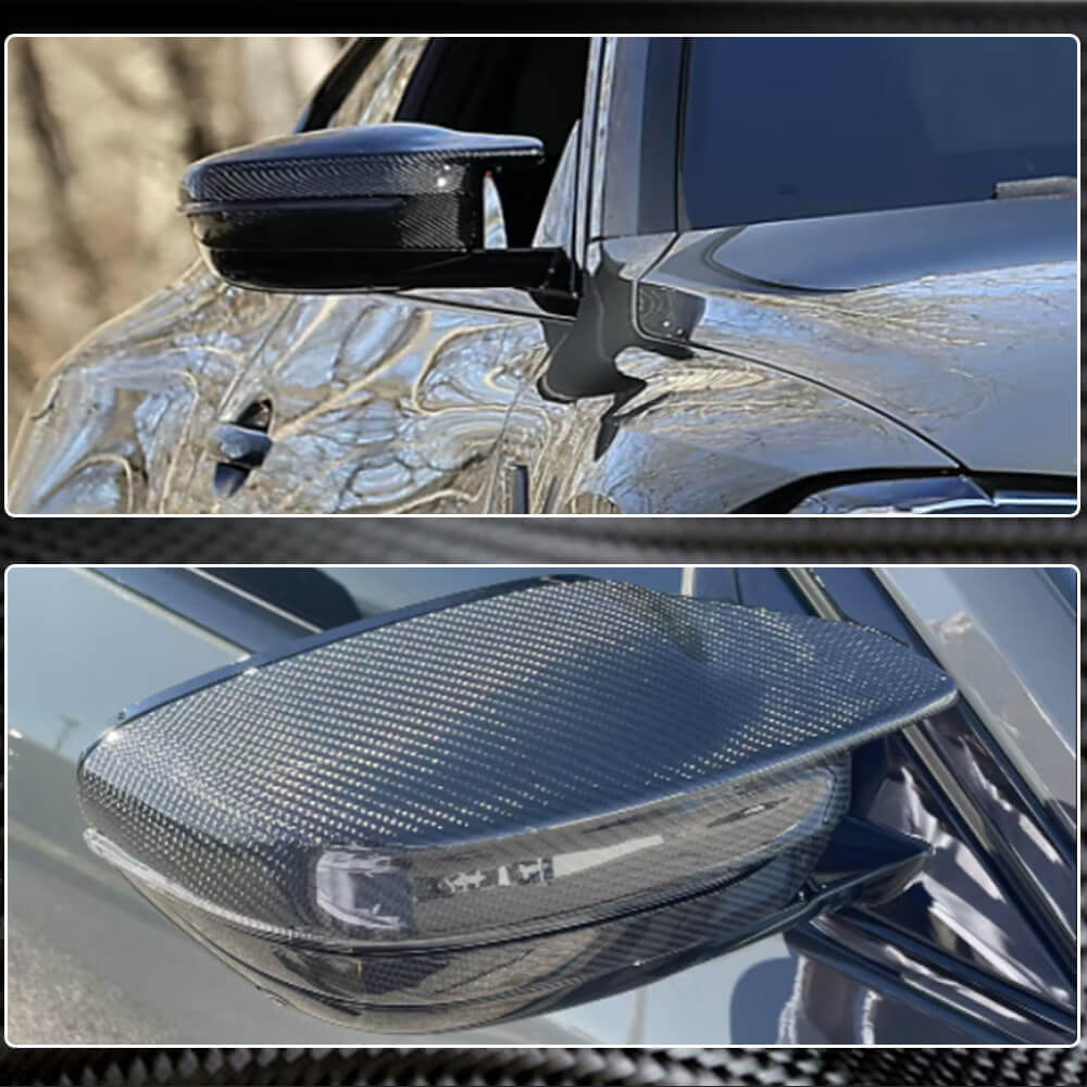 BMW G80 M3 G82 G83 M4 2021+ Mirror Covers LHD Wet/Dry Carbon Fiber-Ahacarbon