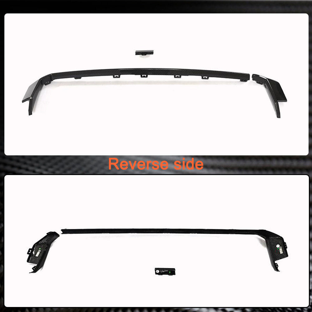 BMW G80 M3 G82 G83 M4 2021+ Rear Bumper Diffuser Trims Dry Carbon Fiber-Ahacarbon