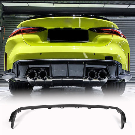BMW G80 M3 G82 G83 M4 2021+ Rear Bumper Diffuser Trims Dry Carbon Fiber-Ahacarbon