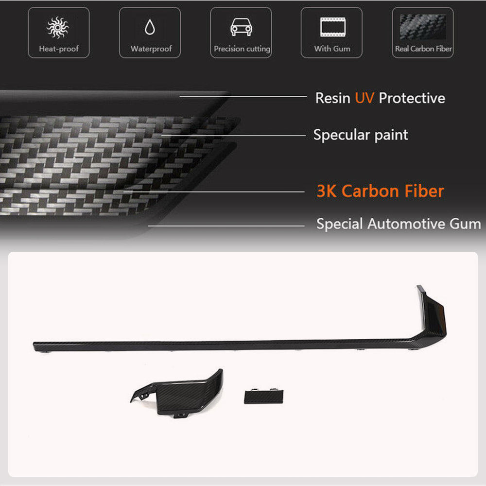 BMW G80 M3 G82 G83 M4 2021+ Rear Bumper Diffuser Trims Dry Carbon Fiber-Ahacarbon
