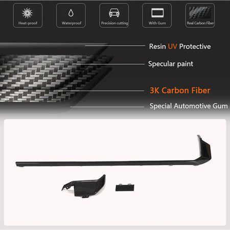 BMW G80 M3 G82 G83 M4 2021+ Rear Bumper Diffuser Trims Dry Carbon Fiber-Ahacarbon