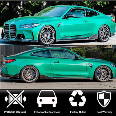 BMW 4 Series G82 G83 M4 Coupe Convertible 2021UP Side Skirts Carbon Fiber-Ahacarbon