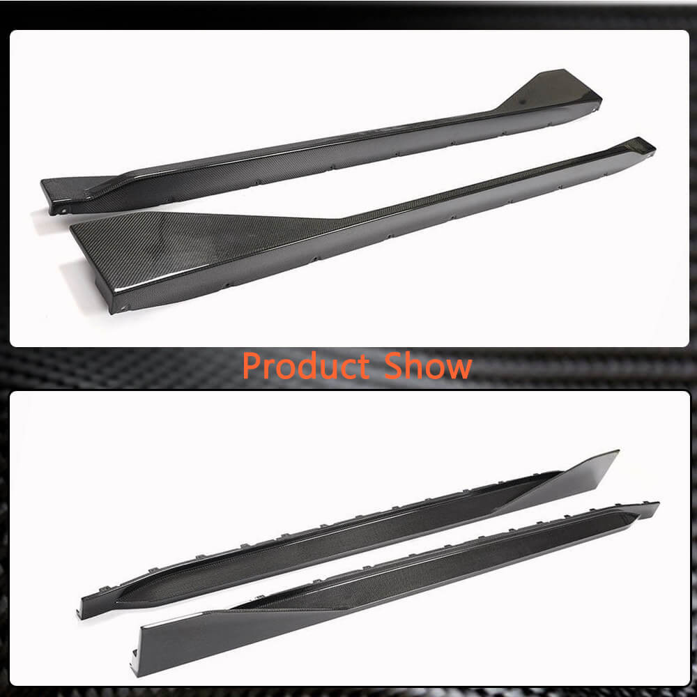BMW 4 Series G82 G83 M4 Coupe Convertible 2021UP Side Skirts Carbon Fiber-Ahacarbon