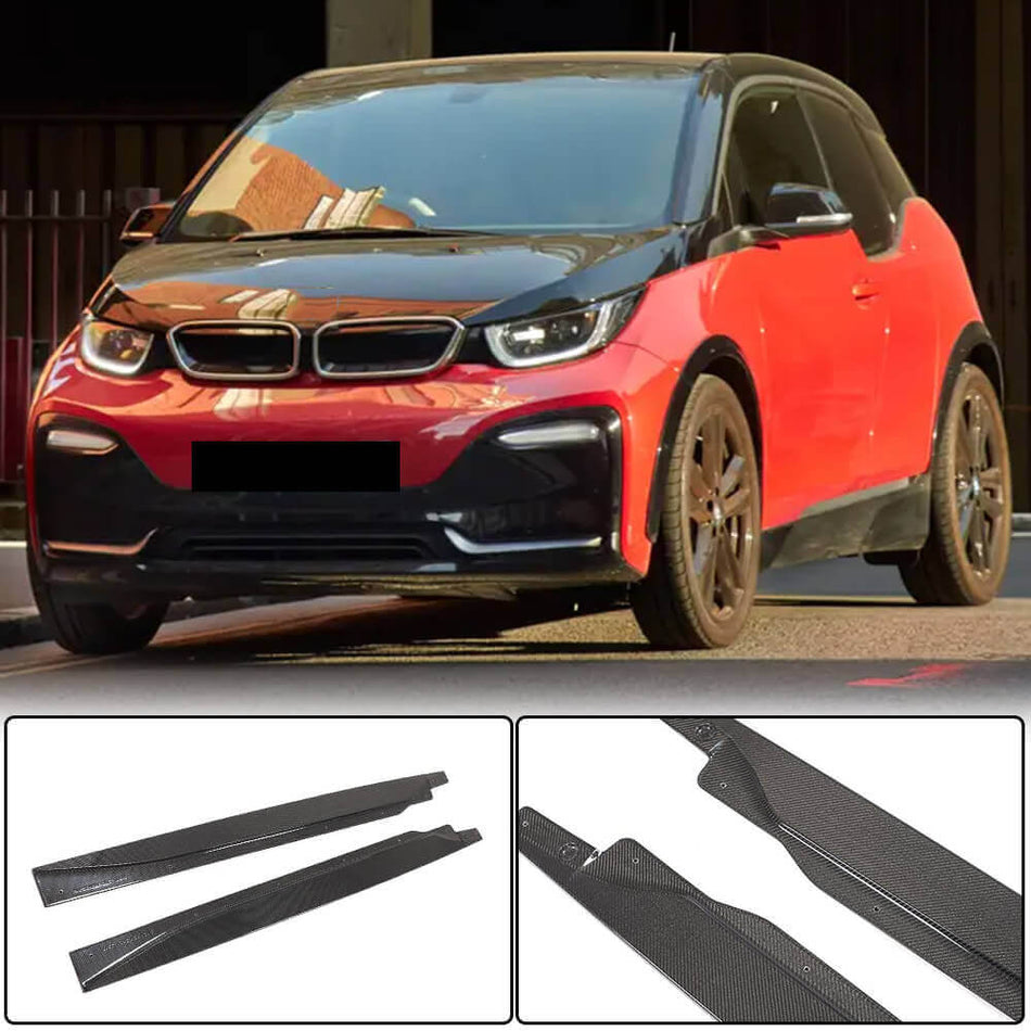 BMW I3 I01 Hatchback 2013-2020 Side Skirts Carbon Fiber-Ahacarbon