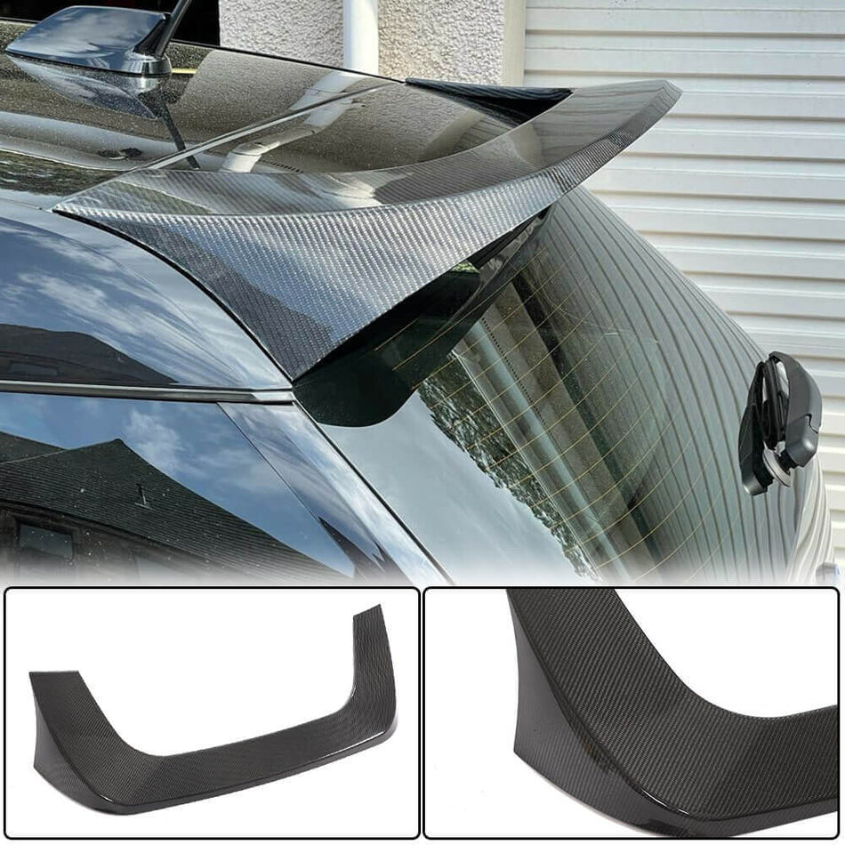 BMW I3 I01 Hatchback 2014-2020 Rear Roof Spoiler Carbon Fiber/FRP-Ahacarbon