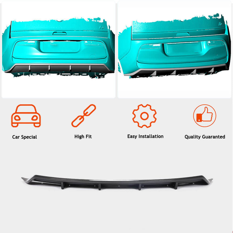 BMW I3 I01 2018-2020 Rear Bumper Diffuser Carbon Fiber/FRP-Ahacarbon