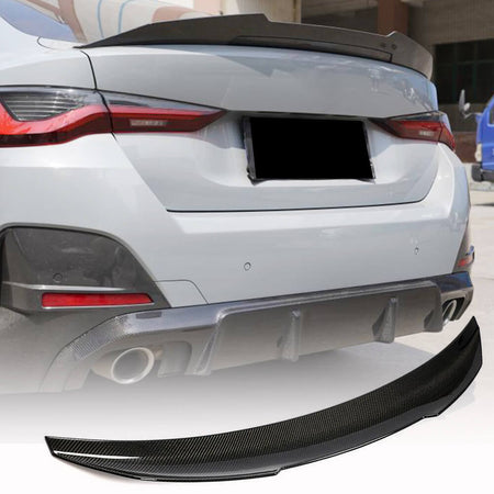BMW 4 Series I4 G26 2021-2025 Carbon Fiber Rear Trunk Spoiler-Ahacarbon
