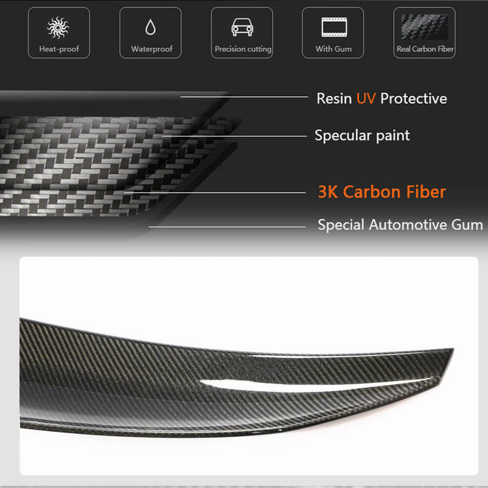 BMW 4 Series I4 G26 2021-2025 Carbon Fiber Rear Trunk Spoiler-Ahacarbon