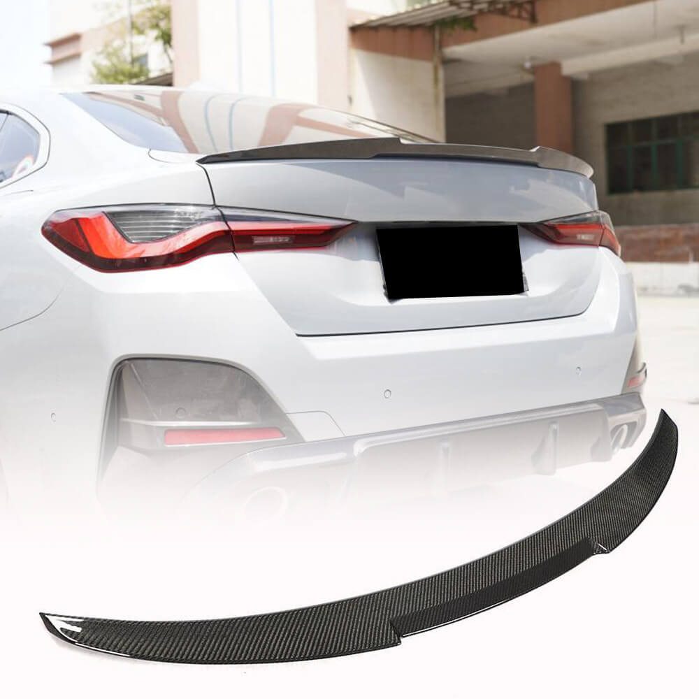 BMW I4 G26 2021-2023 Rear Trunk Spoiler Carbon Fiber-Ahacarbon