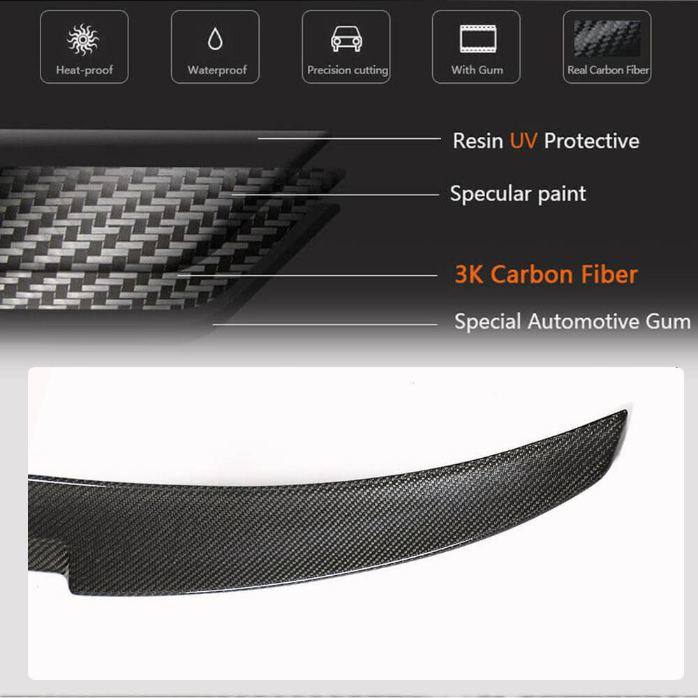 BMW I4 G26 2021-2023 Rear Trunk Spoiler Carbon Fiber-Ahacarbon