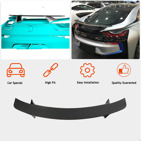 BMW I8 Coupe 2014-2018 Rear Trunk Spoiler Carbon Fiber-Ahacarbon
