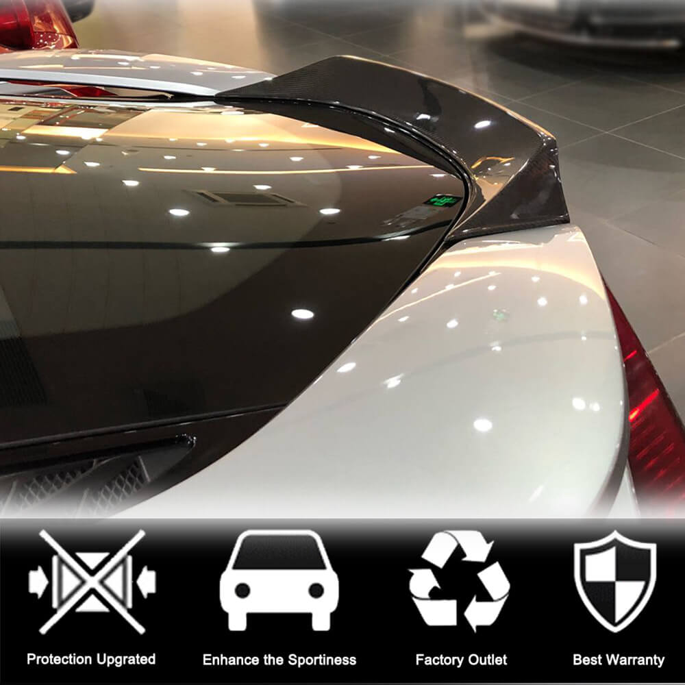 BMW I8 Coupe 2014-2018 Rear Trunk Spoiler Dry Carbon Fiber-Ahacarbon