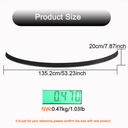 BMW X3 G01 F97 X3M IX3 2019-2022 Rear Middle Spoiler Carbon Fiber/FRP-Ahacarbon