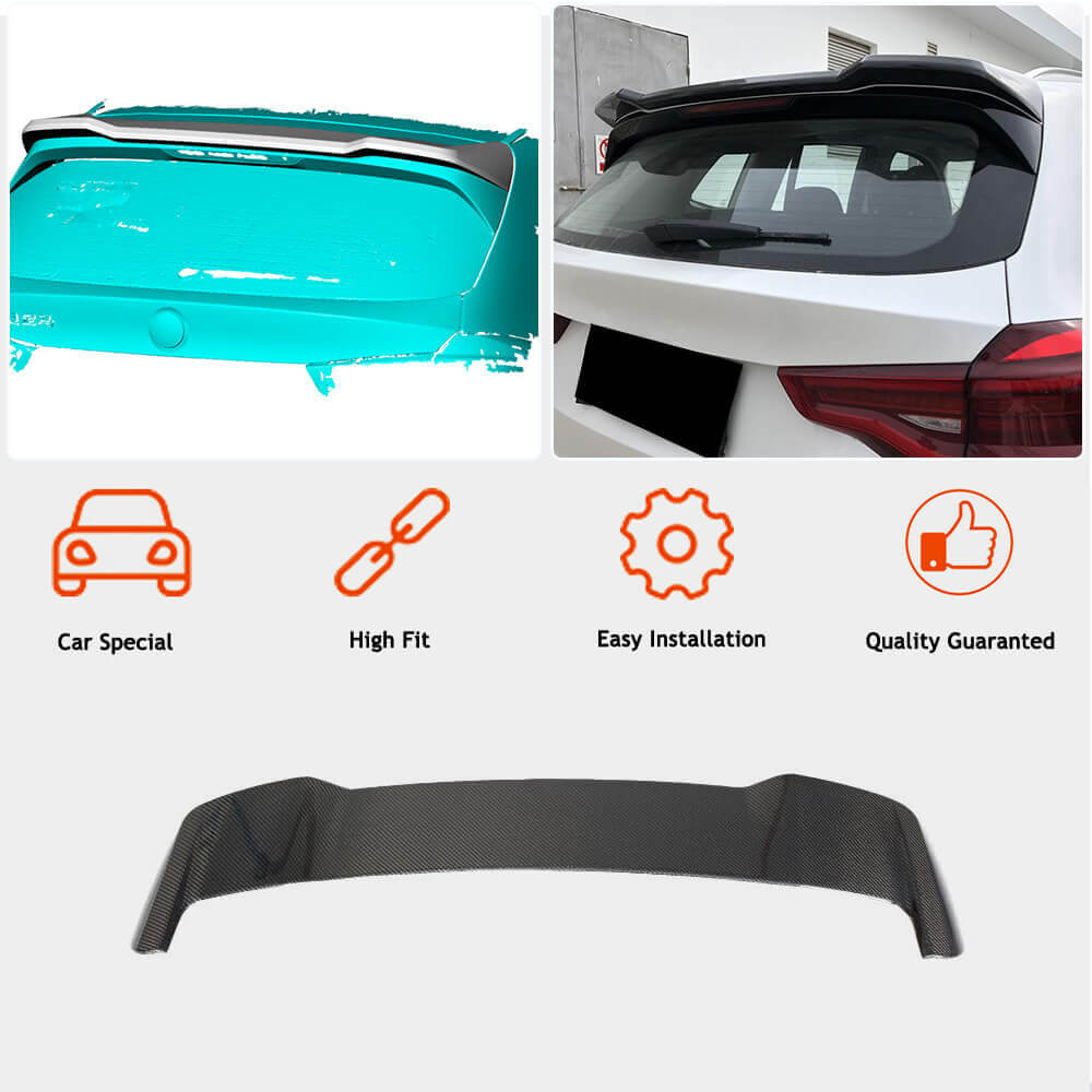 BMW X3 G01 M40i 2018-2020 Rear Roof Spoiler Carbon Fiber/ABS-Ahacarbon