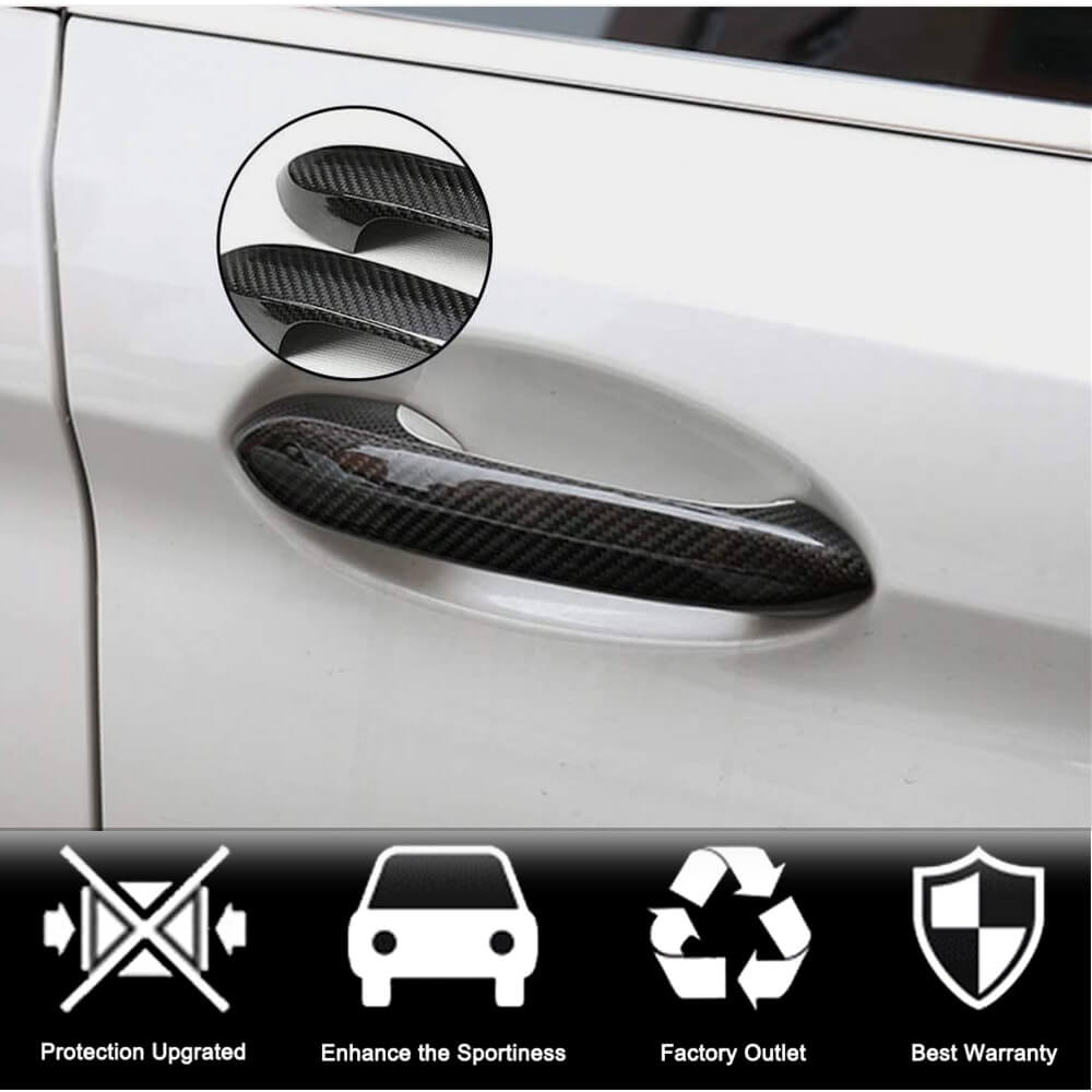 BMW X3 G01 X4 G02 X5 G05 G20 G30 G38 GT G32 Door Handle Covers Carbon Fiber-Ahacarbon