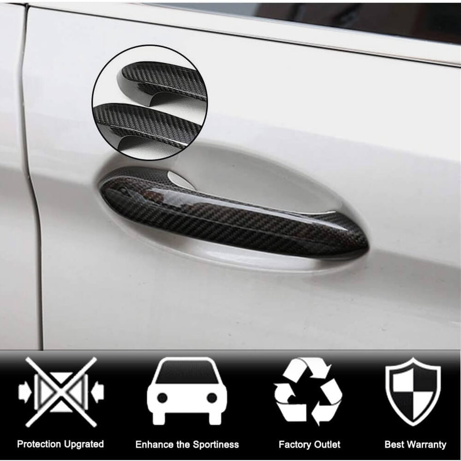 BMW X3 G01 X4 G02 X5 G05 G20 G30 G38 GT G32 Door Handle Covers Carbon Fiber-Ahacarbon