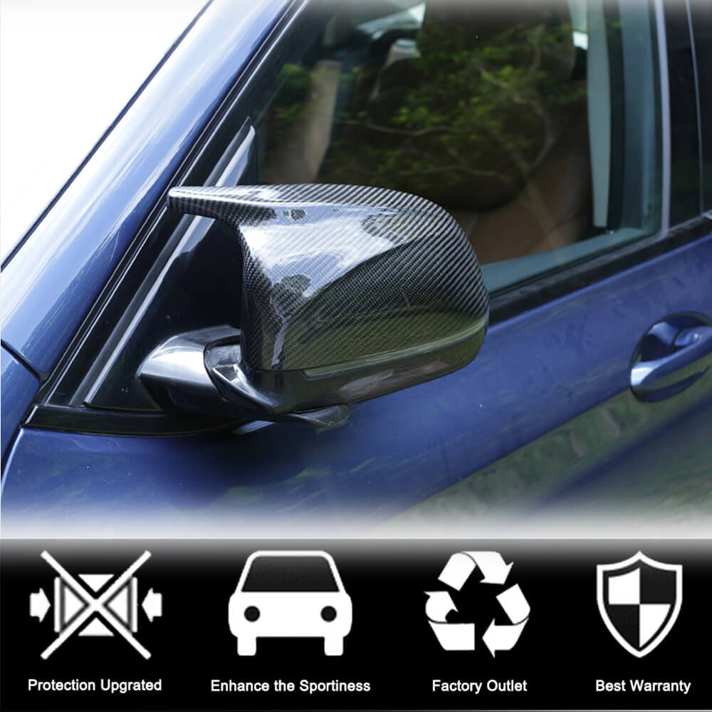 BMW X3 G01 X4 G02 X5 G05 X6 G06 X7 G07 Mirror Covers LHD Replacement Style Carbon Fiber-Ahacarbon