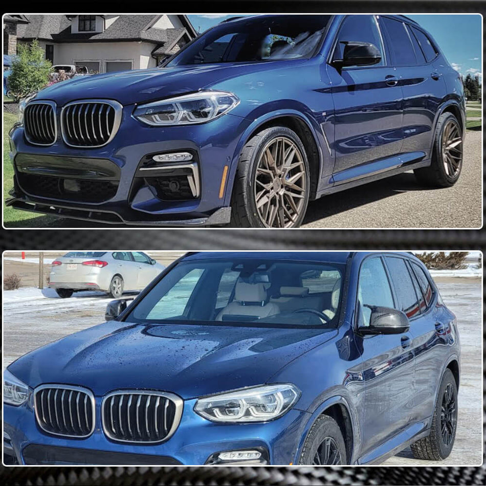 BMW X3 G01 X4 G02 X5 G05 X6 G06 X7 G07 Mirror Covers LHD Replacement Style Carbon Fiber-Ahacarbon