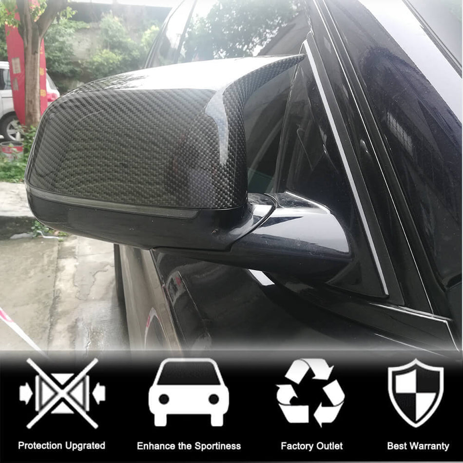BMW X3 G01 X4 G02 X5 G05 X6 G06 X7 G07 Mirror Covers LHD Replacement Style Carbon Fiber-Ahacarbon