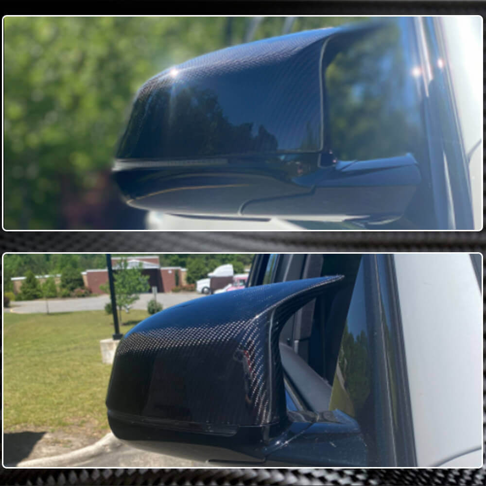 BMW X3 G01 X4 G02 X5 G05 X6 G06 X7 G07 Mirror Covers LHD Replacement Style Carbon Fiber-Ahacarbon