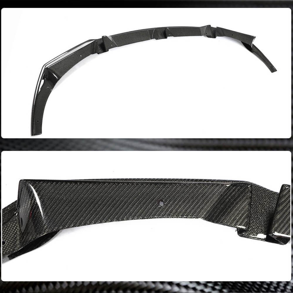BMW X3M F97 X4M F98 Pre-LCI 2019-2021 Front Bumper Lip Carbon Fiber-Ahacarbon