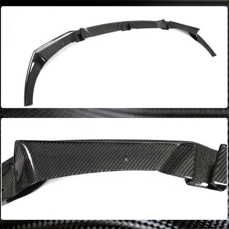 BMW X3M F97 X4M F98 Pre-LCI 2019-2021 Front Bumper Lip Carbon Fiber-Ahacarbon