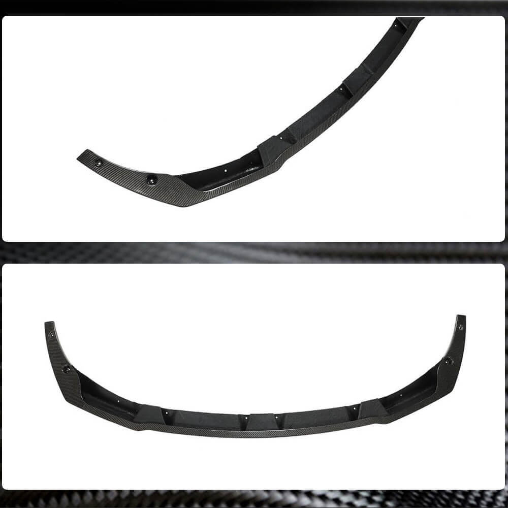BMW X3M F97 X4M F98 Pre-LCI 2019-2021 Front Bumper Lip Carbon Fiber-Ahacarbon
