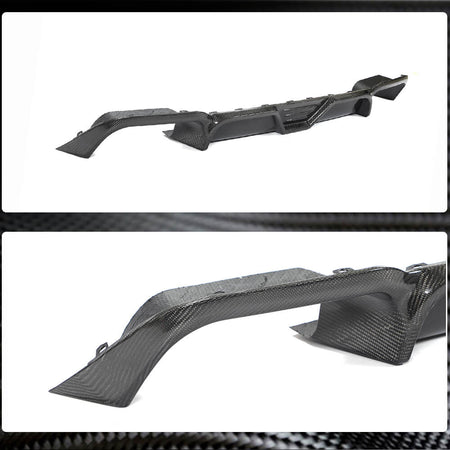 BMW X3M F97 2019-2023 Rear Bumper Diffuser Carbon Fiber-Ahacarbon