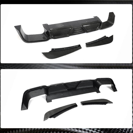 BMW X3M F97 2019-2023 Rear Bumper Diffuser Carbon Fiber-Ahacarbon