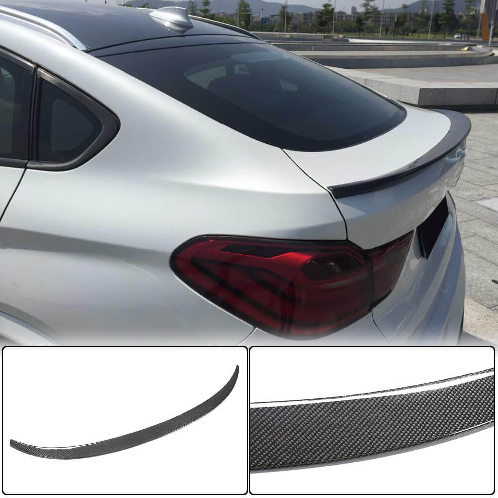 BMW X4 F26 2014-2018 Rear Trunk Spoiler Carbon Fiber-Ahacarbon