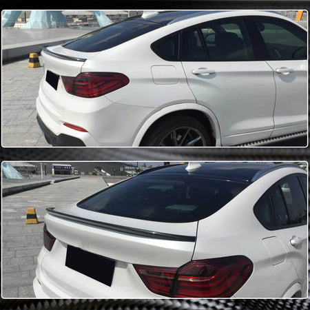 BMW X4 F26 2014-2018 Rear Trunk Spoiler Carbon Fiber-Ahacarbon