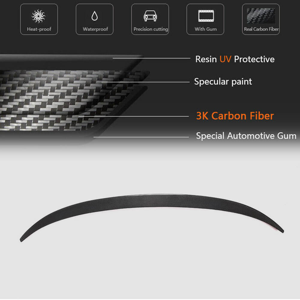 BMW X4 F26 2014-2018 Rear Trunk Spoiler Carbon Fiber-Ahacarbon