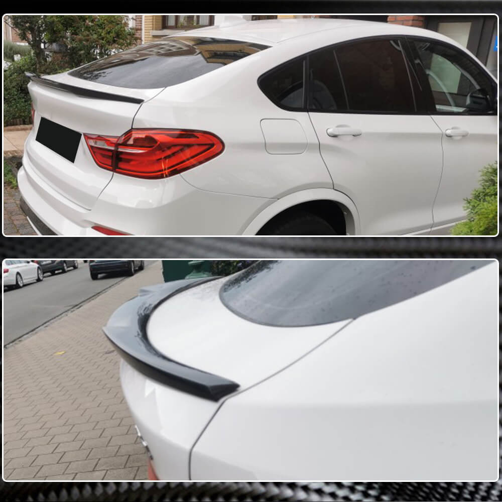 BMW X4 F26 xDrive20i/28i/35i M40i 2014-2018 Rear Trunk Spoiler Carbon Fiber/FRP-Ahacarbon